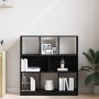 Estantería madera contrachapada negro roble 97,5x29,5x100 cm by , Bookcases and shelves - Ref: Foro24-862403, Price: 94,59 €,...