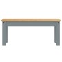 Juego de comedor Panama 3 pzas madera maciza de pino gris von , Möbelsets für Küchen und Esszimmer - Ref: Foro24-3345165, Pre...