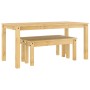 Juego de comedor Panama 3 pzas madera maciza de pino von , Möbelsets für Küchen und Esszimmer - Ref: Foro24-3345173, Preis: 3...