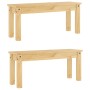 Juego de comedor Panama 3 pzas madera maciza de pino von , Möbelsets für Küchen und Esszimmer - Ref: Foro24-3345173, Preis: 3...