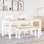 Juego de comedor Panama 4 pzas madera maciza de pino blanco von , Möbelsets für Küchen und Esszimmer - Ref: Foro24-3345178, P...