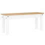 Juego de comedor Panama 4 pzas madera maciza de pino blanco von , Möbelsets für Küchen und Esszimmer - Ref: Foro24-3345178, P...