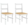 Juego de comedor Panama 4 pzas madera maciza de pino blanco von , Möbelsets für Küchen und Esszimmer - Ref: Foro24-3345178, P...