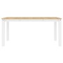 Juego de comedor Panama 4 pzas madera maciza de pino blanco von , Möbelsets für Küchen und Esszimmer - Ref: Foro24-3345178, P...