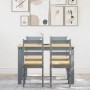 Juego de comedor Panama 5 pzas madera maciza de pino gris von , Möbelsets für Küchen und Esszimmer - Ref: Foro24-3345171, Pre...