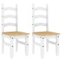 Juego de comedor Panama 3 pzas madera maciza de pino blanco von , Möbelsets für Küchen und Esszimmer - Ref: Foro24-3345202, P...