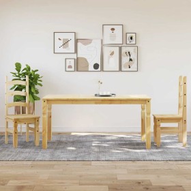 Juego de comedor Panama 3 pzas madera maciza de pino von , Möbelsets für Küchen und Esszimmer - Ref: Foro24-3345200, Preis: 3...