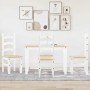 Juego de comedor Panama 5 pzas madera maciza de pino blanco by , Furniture sets for kitchens and dining rooms - Ref: Foro24-3...