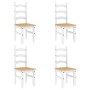 Juego de comedor Panama 5 pzas madera maciza de pino blanco by , Furniture sets for kitchens and dining rooms - Ref: Foro24-3...