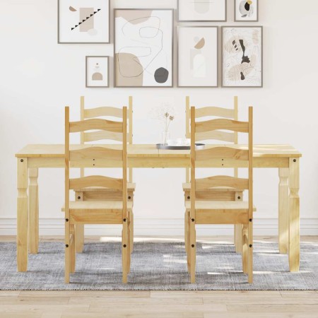 Juego de comedor Panama 5 pzas madera maciza de pino von , Möbelsets für Küchen und Esszimmer - Ref: Foro24-3345209, Preis: 4...