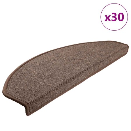 Alfombrilla escalera 30 uds marrón café 65x24x4 cm by , Stair mats - Ref: Foro24-3365753, Price: 131,30 €, Discount: %