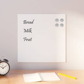 Pizarra magnética de pared vidrio templado blanco 40x40 cm von , Whiteboards - Ref: Foro24-4008627, Preis: 22,25 €, Rabatt: %