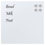 Pizarra magnética de pared vidrio templado blanco 40x40 cm by , White boards - Ref: Foro24-4008627, Price: 22,69 €, Discount: %