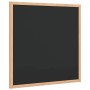 Pizarra con marco de madera maciza de pino negra 40x40 cm by , Notice boards - Ref: Foro24-4017410, Price: 13,88 €, Discount: %