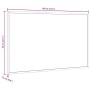 Pizarra blanca magnética con marco de madera de pino 80x55 cm by , Notice boards - Ref: Foro24-4017406, Price: 39,46 €, Disco...