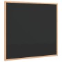Pizarra con marco de madera maciza de pino negra 60x55 cm by , Notice boards - Ref: Foro24-4017412, Price: 17,69 €, Discount: %