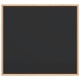 Pizarra con marco de madera maciza de pino negra 60x55 cm by , Notice boards - Ref: Foro24-4017412, Price: 17,69 €, Discount: %