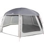 Carpa para piscina con desmontables y paredes azul 612x612 cm de , Tiendas de campaña - Ref: Foro24-4100639, Precio: 249,24 €...