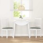 Sillas de comedor con cojines 2uds madera maciza blanco caucho von , Essstühle - Ref: Foro24-4102429, Preis: 103,29 €, Rabatt: %