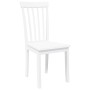 Sillas de comedor 2 unidades madera maciza de caucho blanco von , Essstühle - Ref: Foro24-4102393, Preis: 105,03 €, Rabatt: %