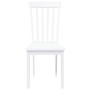 Sillas de comedor 2 unidades madera maciza de caucho blanco von , Essstühle - Ref: Foro24-4102393, Preis: 105,03 €, Rabatt: %