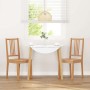 Sillas de comedor 2 uds madera maciza natural caucho von , Essstühle - Ref: Foro24-4102398, Preis: 112,37 €, Rabatt: %
