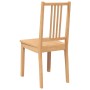 Sillas de comedor 2 uds madera maciza natural caucho von , Essstühle - Ref: Foro24-4102398, Preis: 112,37 €, Rabatt: %