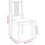 Sillas de comedor 2 uds madera maciza natural caucho von , Essstühle - Ref: Foro24-4102398, Preis: 112,37 €, Rabatt: %