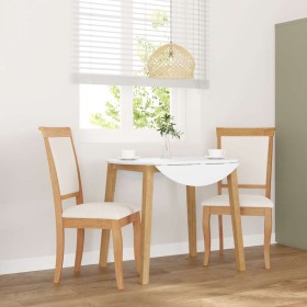 Sillas de comedor con cojines 2uds madera maciza natural caucho by , dining chairs - Ref: Foro24-4102488, Price: 178,05 €, Di...
