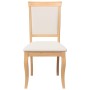 Sillas de comedor con cojines 2uds madera maciza natural caucho von , Essstühle - Ref: Foro24-4102488, Preis: 175,32 €, Rabat...
