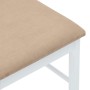 Sillas de comedor con cojines 2uds madera maciza blanco caucho von , Essstühle - Ref: Foro24-4102506, Preis: 122,29 €, Rabatt: %