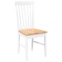 Sillas de comedor 2 unidades madera maciza de caucho blanco von , Essstühle - Ref: Foro24-4102504, Preis: 122,33 €, Rabatt: %