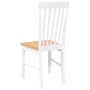 Sillas de comedor 2 unidades madera maciza de caucho blanco von , Essstühle - Ref: Foro24-4102504, Preis: 122,33 €, Rabatt: %
