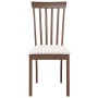 Sillas de comedor con cojines 2 uds madera maciza marrón caucho von , Essstühle - Ref: Foro24-4102387, Preis: 100,74 €, Rabat...