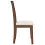 Sillas de comedor con cojines 2 uds madera maciza marrón caucho von , Essstühle - Ref: Foro24-4102387, Preis: 100,74 €, Rabat...