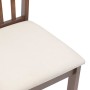 Sillas de comedor con cojines 2 uds madera maciza marrón caucho von , Essstühle - Ref: Foro24-4102387, Preis: 100,74 €, Rabat...