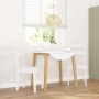 Sillas de comedor 2 unidades madera maciza de caucho blanco von , Essstühle - Ref: Foro24-4102385, Preis: 99,73 €, Rabatt: %