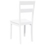 Sillas de comedor 2 unidades madera maciza de caucho blanco von , Essstühle - Ref: Foro24-4102385, Preis: 99,73 €, Rabatt: %