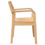 Sillas de comedor 2 uds madera maciza natural caucho by , dining chairs - Ref: Foro24-4102510, Price: 182,52 €, Discount: %