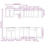 Mueble de cocina 11 piezas madera contrachapada madera vieja von , Küchenschränke - Ref: Foro24-3328577, Preis: 682,17 €, Rab...