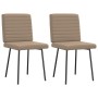 Sillas de comedor 2 unidades cuero sintético color capuchino von , Essstühle - Ref: Foro24-4101170, Preis: 86,91 €, Rabatt: %