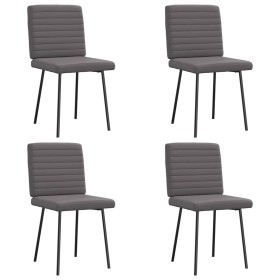 Sillas de comedor 4 unidades cuero sintético gris von , Essstühle - Ref: Foro24-3315268, Preis: 168,17 €, Rabatt: %