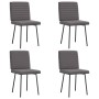 Sillas de comedor 4 unidades cuero sintético gris by , dining chairs - Ref: Foro24-3315268, Price: 170,17 €, Discount: %