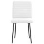 Sillas de comedor 2 unidades cuero sintético blanco by , dining chairs - Ref: Foro24-4101172, Price: 88,50 €, Discount: %