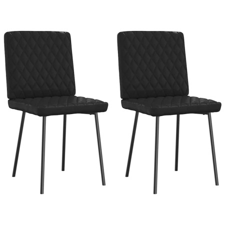 Sillas de comedor 2 unidades cuero sintético negro von , Essstühle - Ref: Foro24-4101118, Preis: 86,99 €, Rabatt: %
