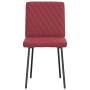 Sillas comedor 4 unidades cuero sintético rojo tinto de , Sillas de comedor - Ref: Foro24-3315216, Precio: 170,62 €, Descuent...