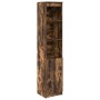 Aparador alto roble ahumado 37,5x35x180 cm madera de ingeniería von , Sideboards - Ref: Foro24-861674, Preis: 85,26 €, Rabatt: %