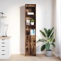 Aparador alto roble ahumado 37,5x35x180 cm madera de ingeniería von , Sideboards - Ref: Foro24-861674, Preis: 85,26 €, Rabatt: %
