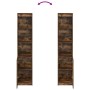 Aparador alto roble ahumado 37,5x35x180 cm madera de ingeniería von , Sideboards - Ref: Foro24-861674, Preis: 85,26 €, Rabatt: %