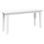 Banco 90 cm madera maciza caucho blanco von , Ess- und Küchenbänke - Ref: Foro24-4102599, Preis: 82,67 €, Rabatt: %